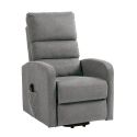 TIKSI - Fauteuil relax releveur tissu polyester traité hydrophobe taupe