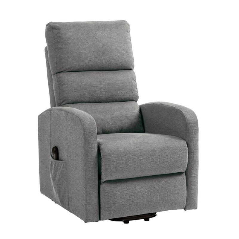 TIKSI - Fauteuil relax releveur tissu polyester traité hydrophobe taupe TIKSI - Fauteuil relax releveur tissu polyester traité hydrophobe taupe