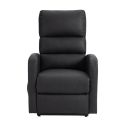 SOON - Fauteuil relax releveur en PU imitation cuir noir