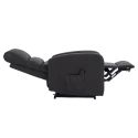 SOON - Fauteuil relax releveur en PU imitation cuir noir
