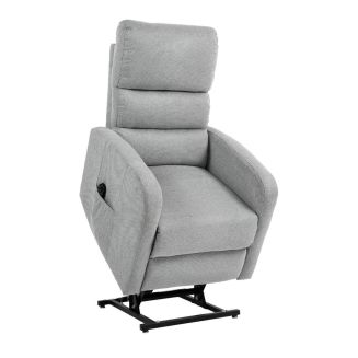 SOON - Fauteuil relax releveur tissu polyester traité hydrophobe gris