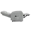SOON - Fauteuil relax releveur tissu polyester traité hydrophobe gris