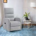 SOON - Fauteuil relax releveur tissu polyester traité hydrophobe gris