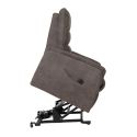 EVENN - Fauteuil modèle S relax releveur tissu polyester imitation cuir taupe