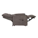EVENN - Fauteuil modèle M relax releveur tissu polyester imitation cuir taupe