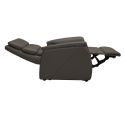 MILLOR - Fauteuil relax releveur en cuir vachette marron