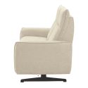 MIRAMAR - Canapé fixe 2 places tissu polyester beige