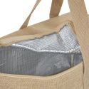 Sac isotherme déperlant en toile de jute beige (40x30 cm)