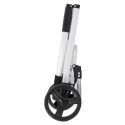 Chariot de courses pliable noir à 2 roues en Polyester (39L)