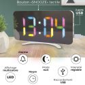 Réveil LED Miroir RGB 2 en 1