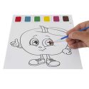 Lot de 10 Feuilles de peinture à l'eau A4 avec 2 pinceaux