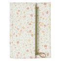Cahier 80 pages avec couverture et trousse intégrée décor champêtre et intérieur vert