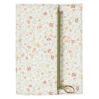 Cahier 80 pages avec couverture et trousse intégrée décor champêtre et intérieur vert