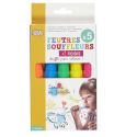 Lot de 5 feutres souffleurs avec 2 pochoirs