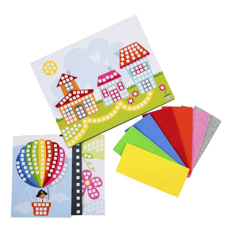 Coffret mosaïques en mousse autocollantes Coffret mosaïques en mousse autocollantes