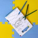 Lot de 2 Cahiers de coloriage avec poignée de transport