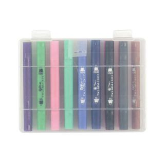Lot de 18 Feutres de coloriage double pointe
