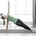 Tapis de fitness dimensions 173x61 cm coloris gris