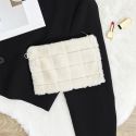 Pochette Fluffy Fausse Fourrure