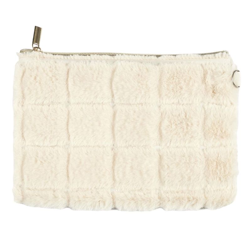 Pochette Fluffy Fausse Fourrure