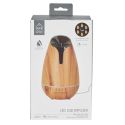 Diffuseur d'Huile Essentielle USB 120ML, Design Bois Naturel pour Votre Salon