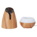 Diffuseur d'Huile Essentielle USB 120ML, Design Bois Naturel pour Votre Salon