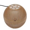 Diffuseur d'Huile Essentielle Bois Rond, Design Compact et Pratique