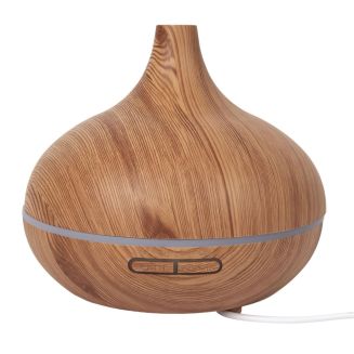Diffuseur d'Huile Essentiel LED avec Finition Bois, Ambiance Parfumée et Élégante pour Maison