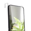 Miroir de Porte Rectangulaire 30x120cm en Verre et Aluminium Noir - Élégant et Pratique pour Sublimer Votre Intérieur
