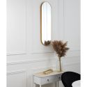 Miroir Doré Ovale 30x100 cm