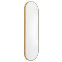 Miroir Doré Ovale 30x100 cm