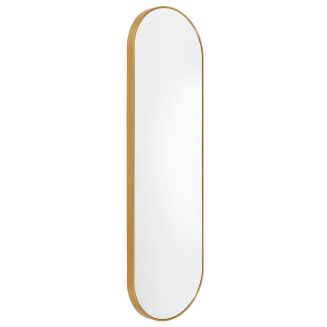 Miroir Doré Ovale 30x100 cm