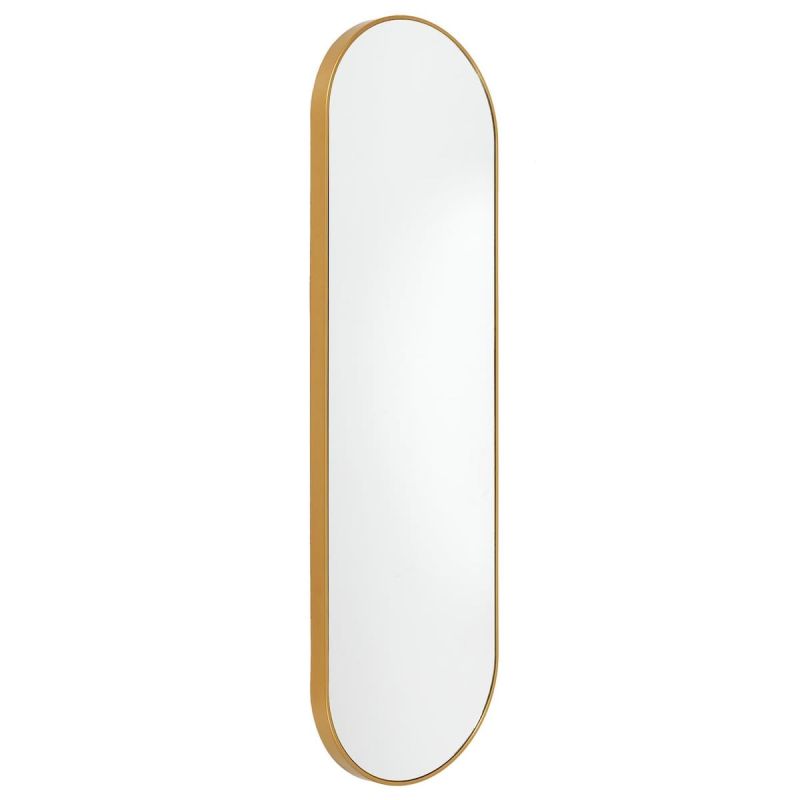 Miroir Doré Ovale 30x100 cm Miroir Doré Ovale 30x100 cm