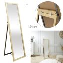 Miroir sur Pied Doré 122 cm
