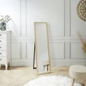Miroir sur Pied Doré 122 cm