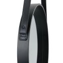 Miroir Rond avec Anse PU Noir Ø40 cm