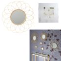 Miroir Rotin Rosace Ø56 cm