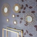 Miroir Rotin Rosace Ø56 cm