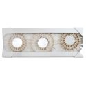 Lot de 3 Miroirs Ronds en Rotin Ø28 cm