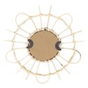 Lot de 3 Miroirs Ronds en Rotin Ø28 cm