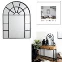Miroir Fenêtre Métal Noir 60x80 cm