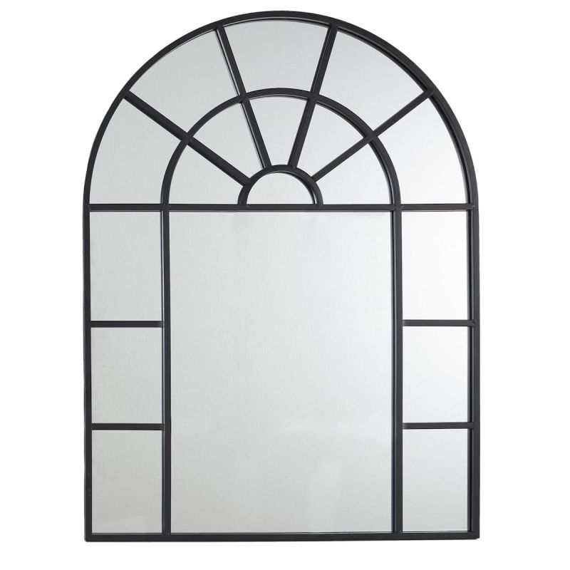 Miroir Fenêtre Métal Noir 60x80 cm Miroir Fenêtre Métal Noir 60x80 cm