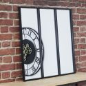 Miroir Forme Verrière Atelier Carré Métal Noir 61,5cm