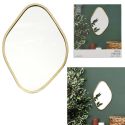 Miroir Décoratif Contour Doré Losange