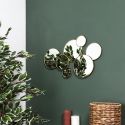 Miroir Rond Doré Décoratif