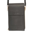 Pochette bandoulière avec 3 emplacements et 1 pochette tactile pour smartphone