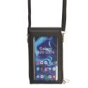 Pochette bandoulière avec 3 emplacements et 1 pochette tactile pour smartphone