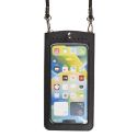 Pochette bandoulière face transparente tactile pour smartphone