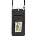 Pochette bandoulière face transparente tactile pour smartphone