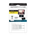 Adaptateur secteur 40 Watt avec 3 ports différents